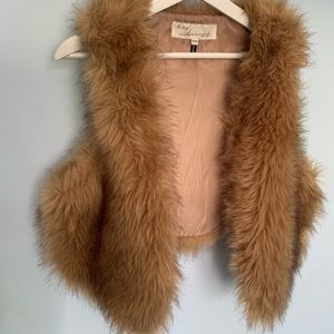 Faux Fur vintage vest